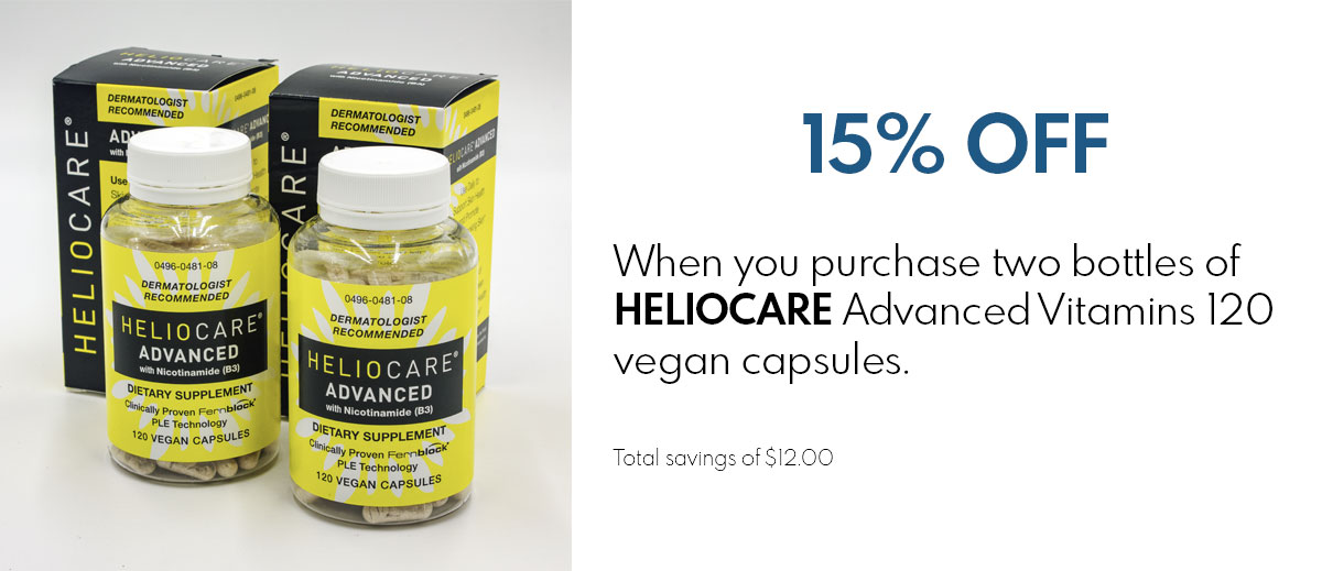 15% Off Purchase of Two Heliocare Advanced