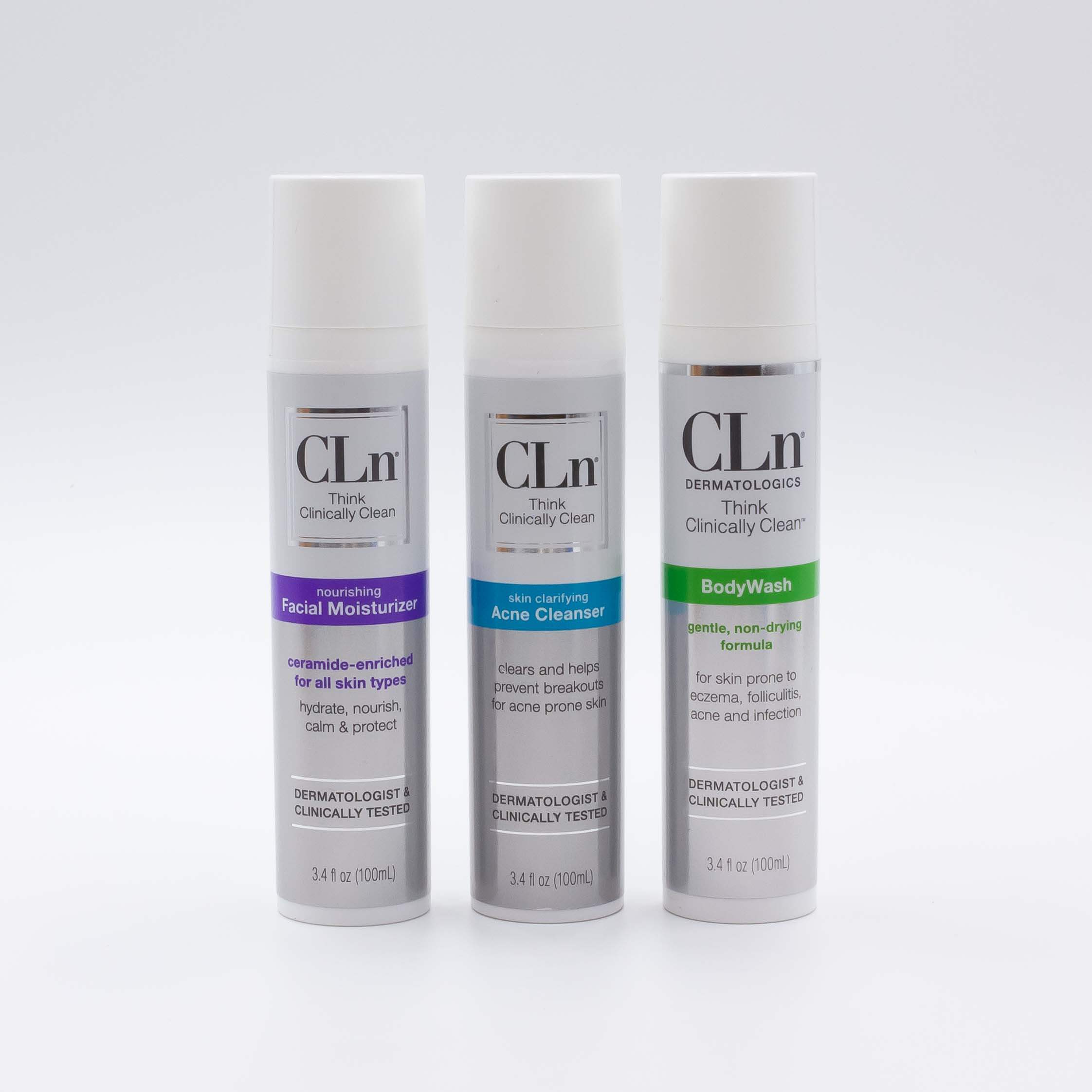 CLn Skin Care and Washes For Face, Body and Hair