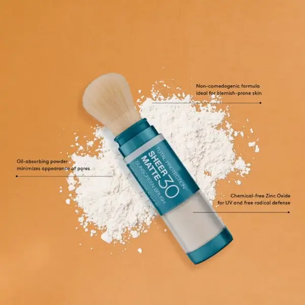 Colorescience Sheer Matte SPF 30 Sunscreen Brush - Image 3