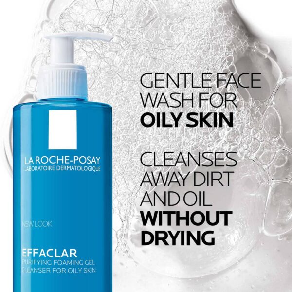 La Roche-Posay Effaclar Gel Facial Wash for Oily Skin - Image 5