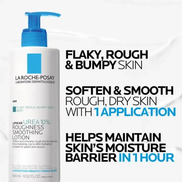 La Roche-Posay Lipikar Urea 10% Roughness Smoothing Lotion - Image 3